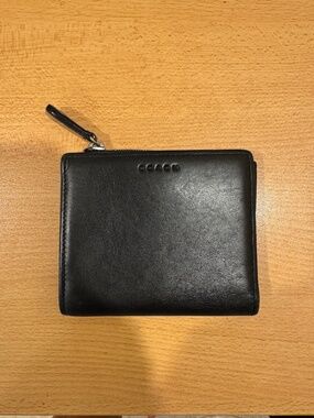Coach Black Snap Wallet